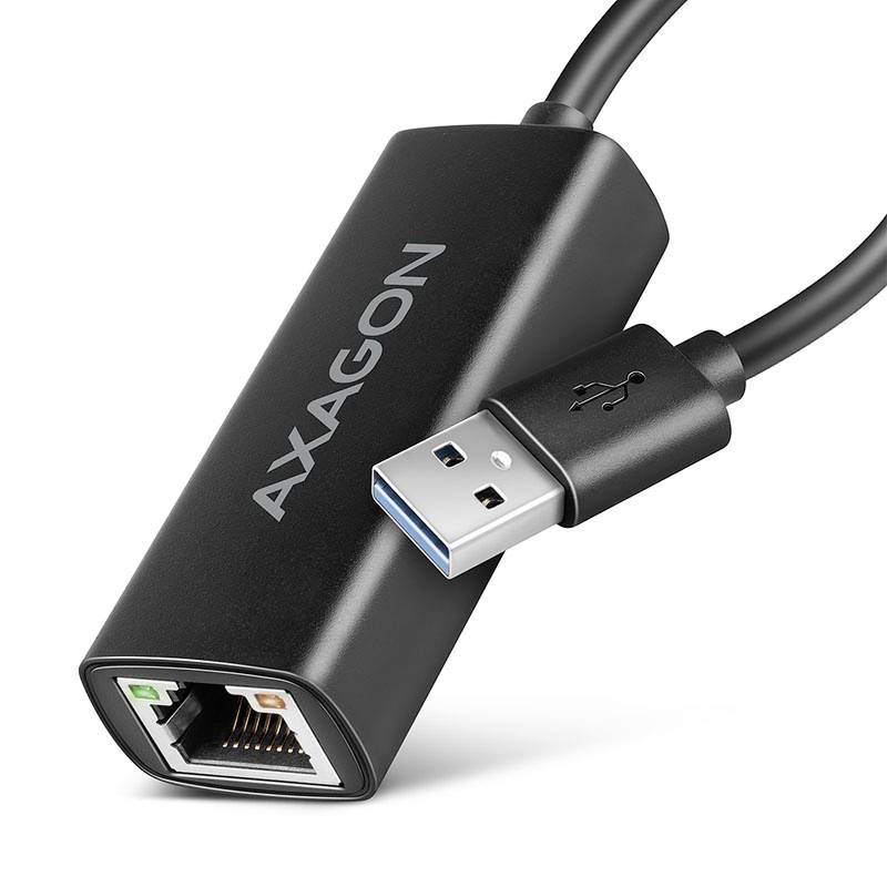 USB 3.0 zu Ethernet-Adapter mit der Bezeichnung „AXAGON