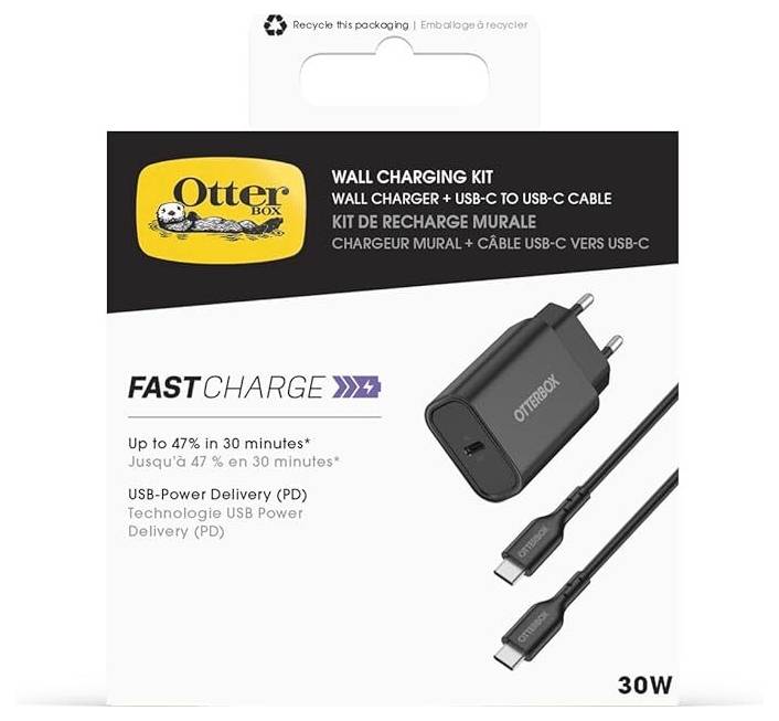 Otterbox Netzteil / Stromversorgung 30W USB-C® USB PD Schwarz USB Power Delivery (USB-PD)