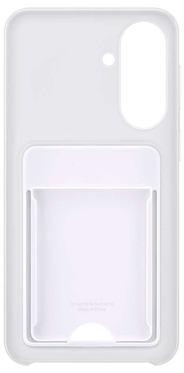 Zwei schwarze Samsung-ähnliche Smartphone-Schutzhüllen, Vorder- und Rückseite, die die durchsichtige Rückseite, den MagSafe-ähnlichen Ring und den Kameraausschnitt hervorheben.