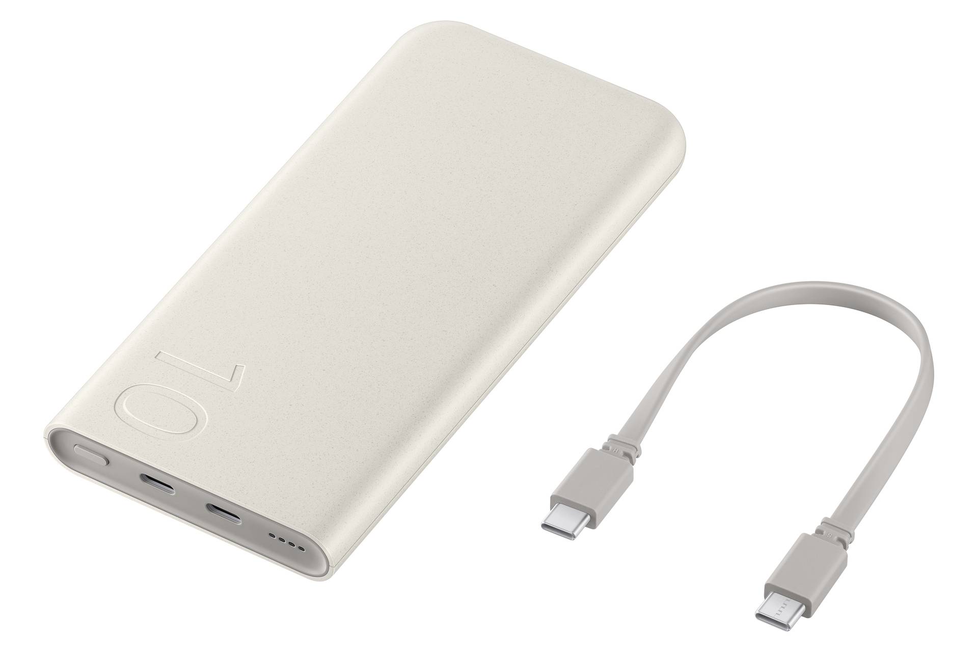 Samsung Powerbank 10000 mAh USB PD 3.0 Li-Ion Beige Statusanzeige