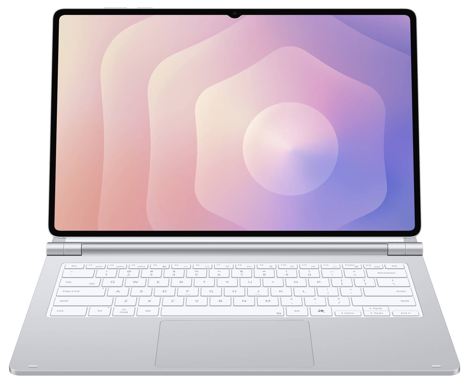 Samsung Tastatur Deutsch, QWERTZ Silber