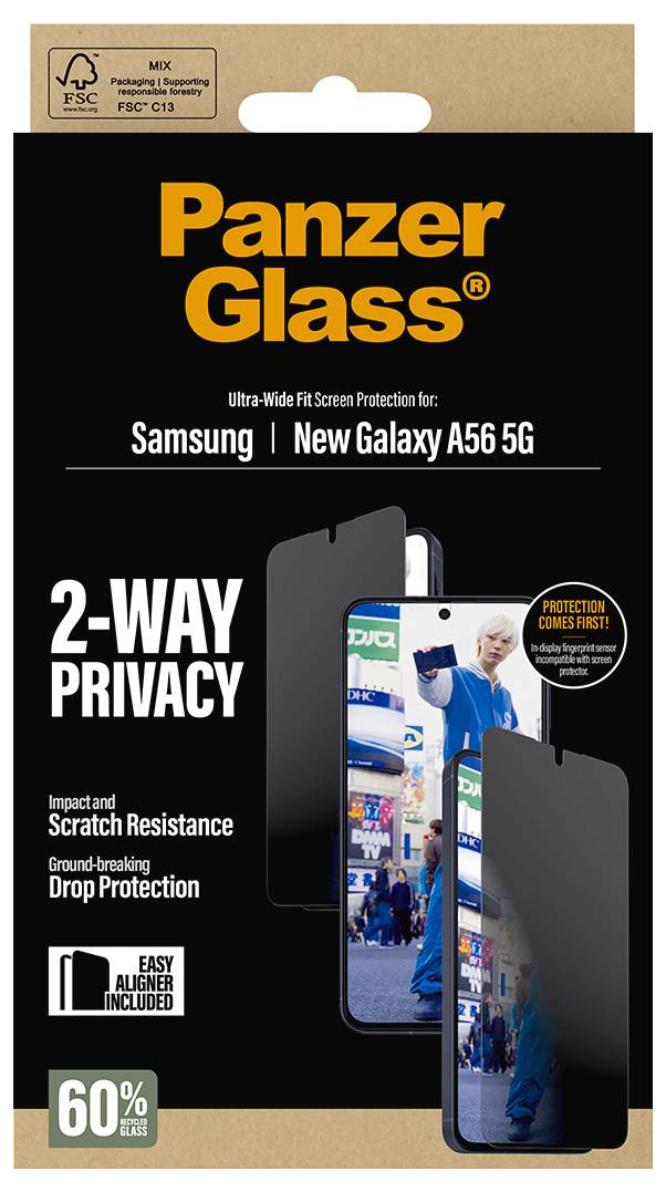 PanzerGlass Displayschutzglas mit Blickschutz Samsung Galaxy A57 1 St. PG31825