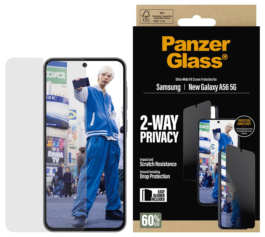 PanzerGlass Displayschutzglas mit Blickschutz Samsung Galaxy A57 1 St. PG31825