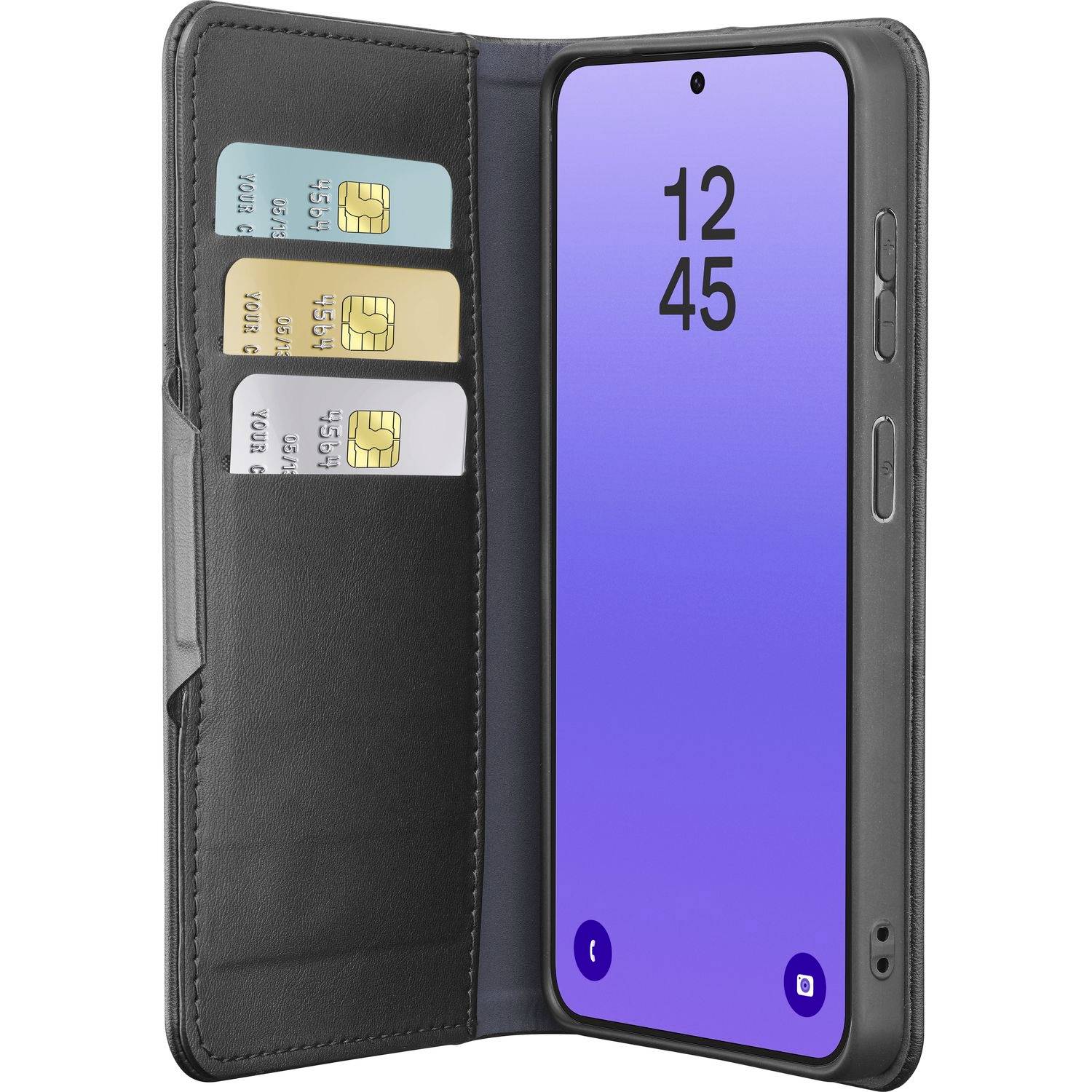 Cellularline Booklet Samsung Galaxy A37 5G Schwarz Standfunktion BOOKAG2GALA37K