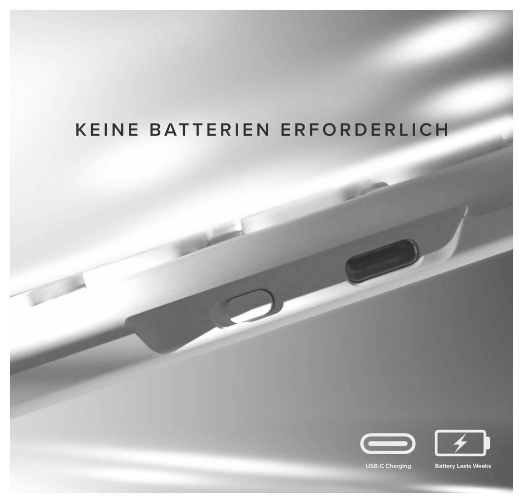 Alogic Echelon Extend Bluetooth Wireless Kabellos Tastatur Deutsch, QWERTZ Weiß