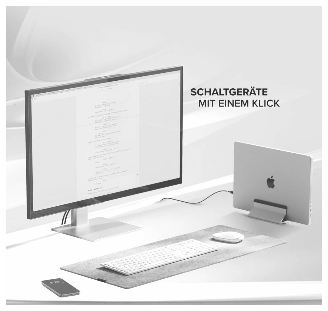 Alogic Echelon Extend Bluetooth Wireless Kabellos Tastatur Deutsch, QWERTZ Weiß