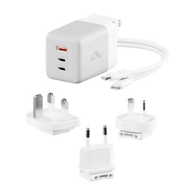 Alogic 3x100 Rapid Power 100W Multi Ladegerät Ladeadapter 100W Weiß