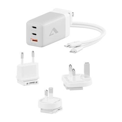 Alogic 3x67 Rapid Power 67W Multi Ladegerät Ladeadapter 67W Grau, Weiß