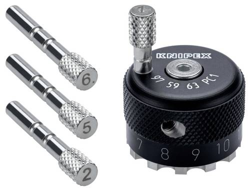 Knipex 97 59 63 PC1 Kontaktaufnahme Gedrehte Kontakte 0.08 bis 2.5 mm²
