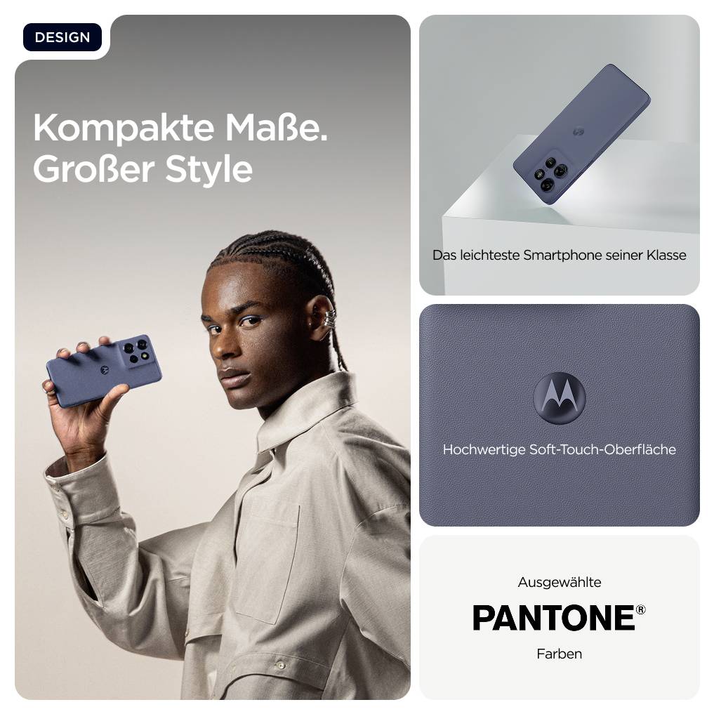 Motorola edge 60 neo 256GB Dunkelgrau EEK A (A - G) 16.2cm (6.36 Zoll) Smartphone