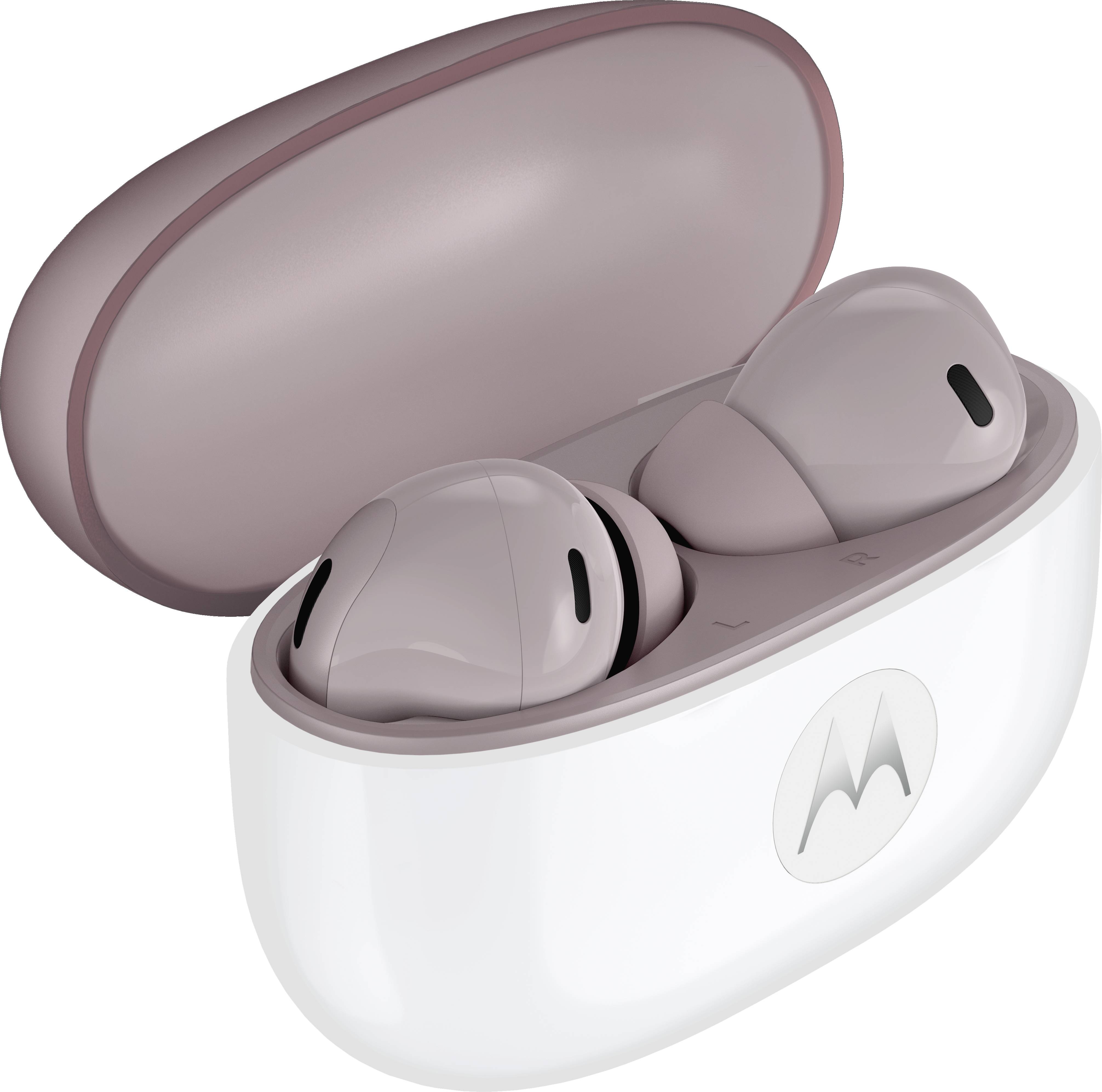 Motorola moto buds 2 EarPods Bluetooth® Violett High-Resolution Audio, Mikrofon-Rauschunterdrückung Ladecase