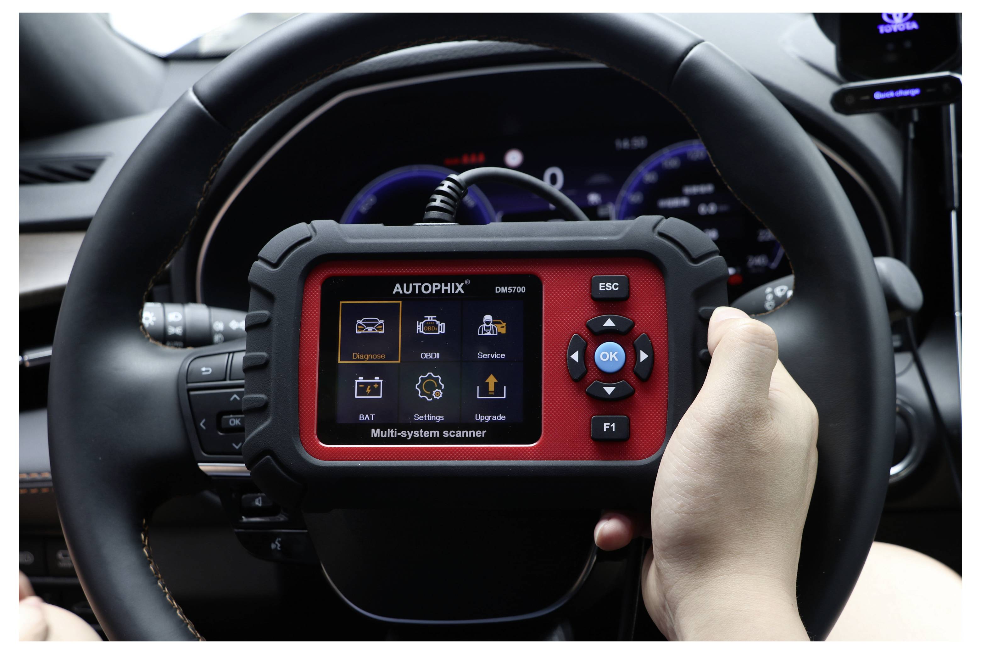 Autophix OBD II Diagnosetool DM5700 Passend für (Auto-Marke): Acura, Audi, BMW, BMW (Motorrad), Smart, Mercedes Benz, MINI