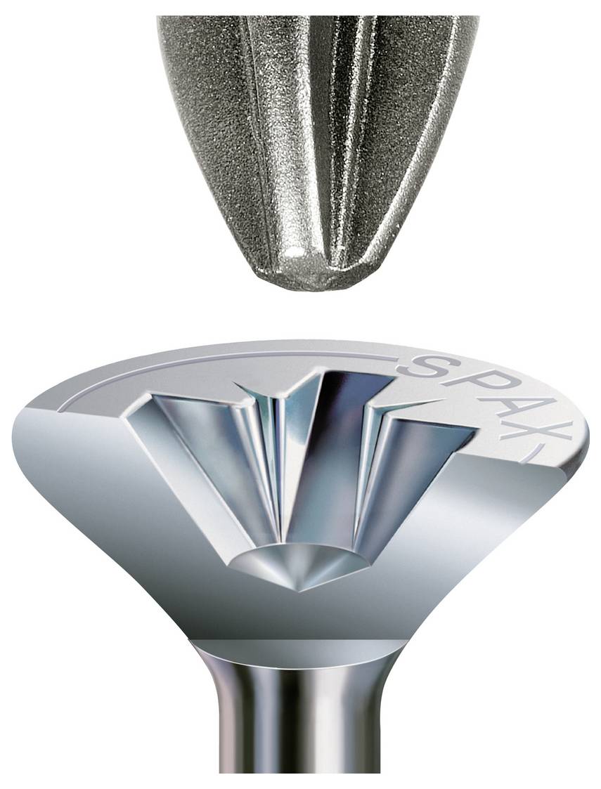 SPAX 0291010500705 Senkkopfschraube 5mm 70mm Kreuzschlitz Pozidriv Stahl 200St.