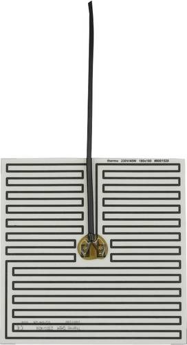 Thermo TECH Polyester Heizfolie 230 V/AC, 230 V/DC 40 W Schutzart IPX4 (L x B) 180 mm x 180 mm