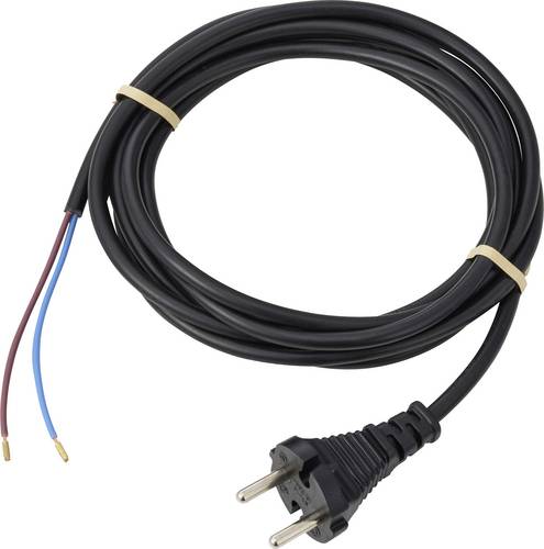 Sygonix SY-7486028 Strom Anschlusskabel Schwarz 3.00 m