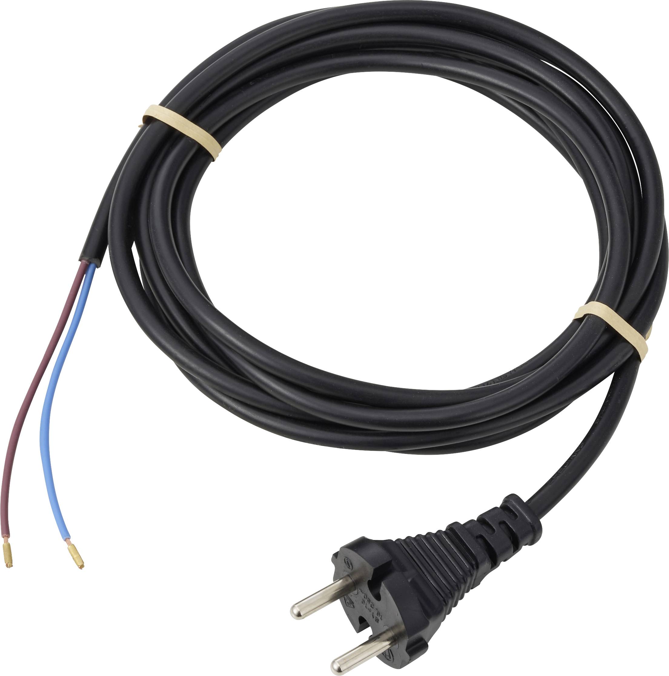 Sygonix SY-7486028 Strom Anschlusskabel Schwarz 3.00m