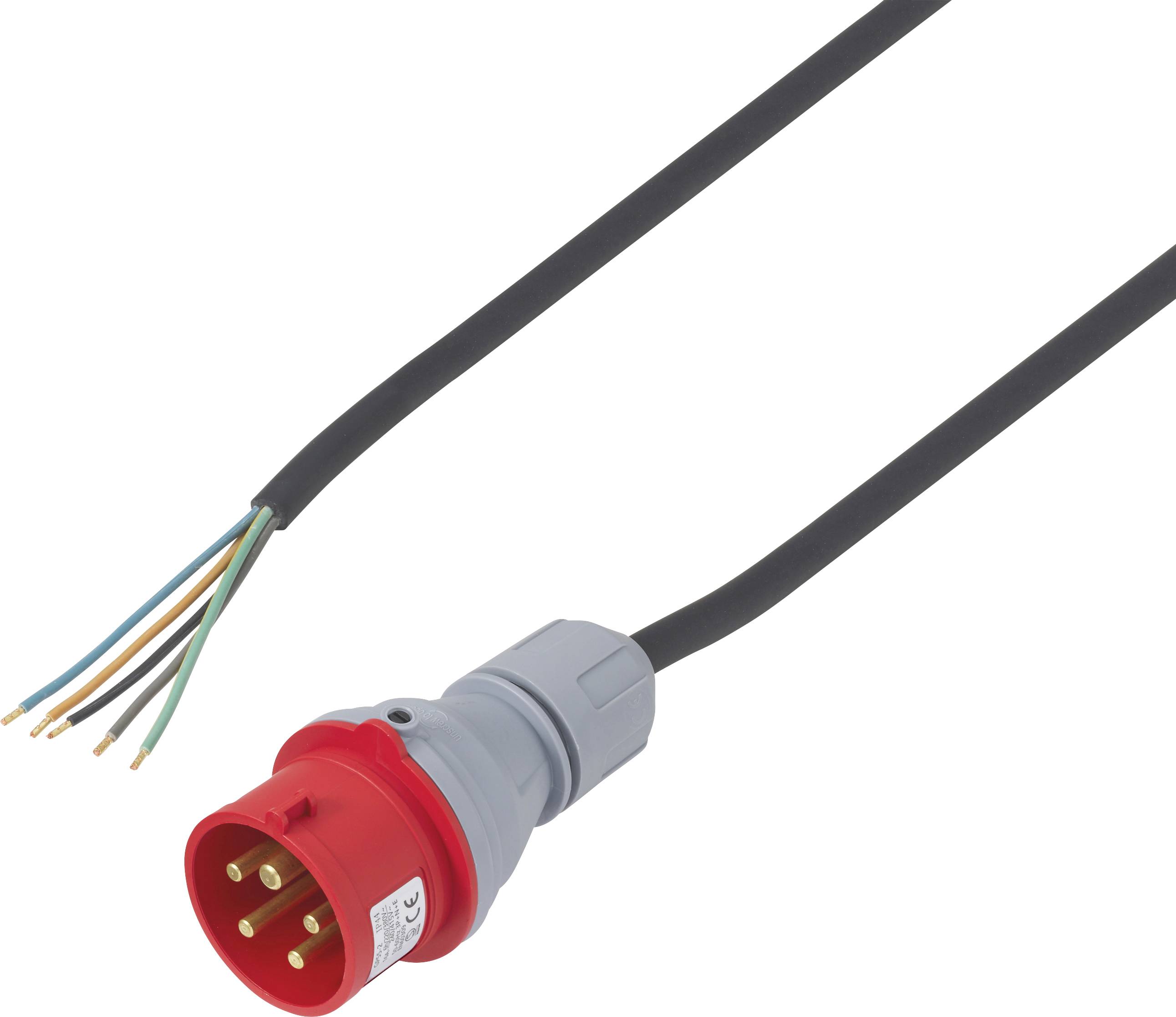Sygonix SY-7486040 Strom Anschlusskabel Rot 3.00m