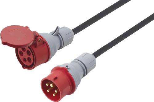 Sygonix SY-7486042 Strom Verlängerungskabel 16 A Rot 25 m H07RN-F 5G 2,5 mm²