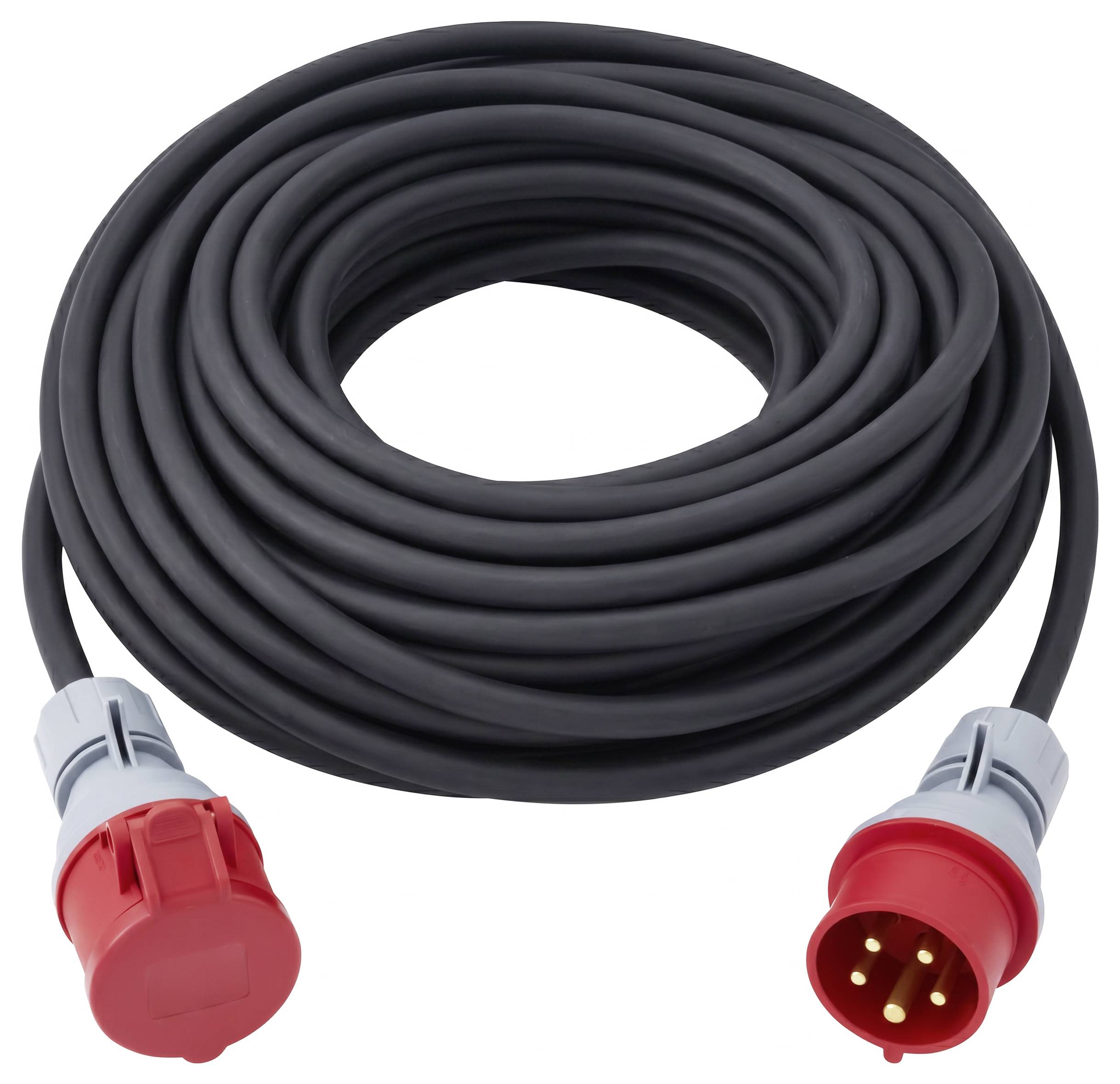 Sygonix SY-7486042 Strom Verlängerungskabel 16A Rot 25m H07RN-F 5G 2,5mm²