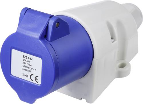 Sygonix SY-7486046 CEE-CARA Wandsteckdose 16 A 3polig 230 V/AC 1 St.
