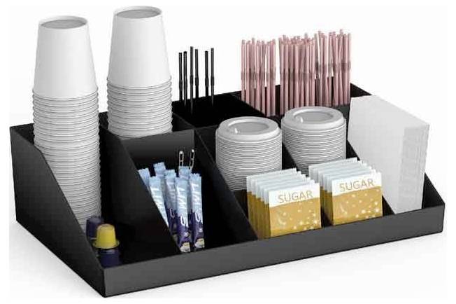 Deflecto DEFCOC10 Kaffee- und Tee-Station Organizer