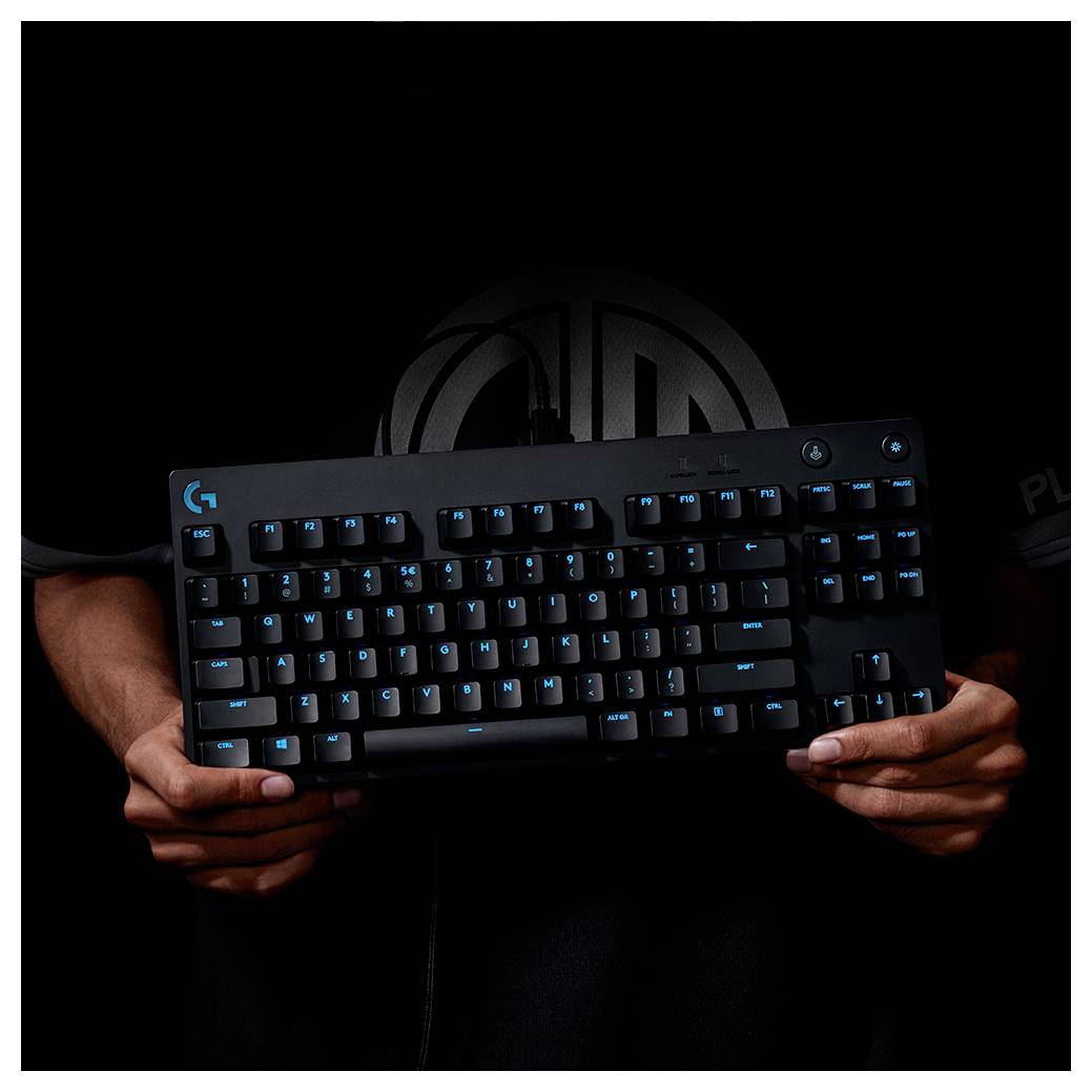 Logitech G PRO Kabelgebunden Gaming-Tastatur Deutsch, QWERTZ Schwarz