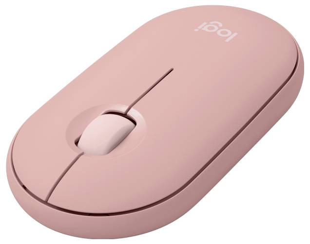 Logitech Pebble 2 Combo Tastatur, Maus-Set Kabellos Optisch Pink 3 Tasten