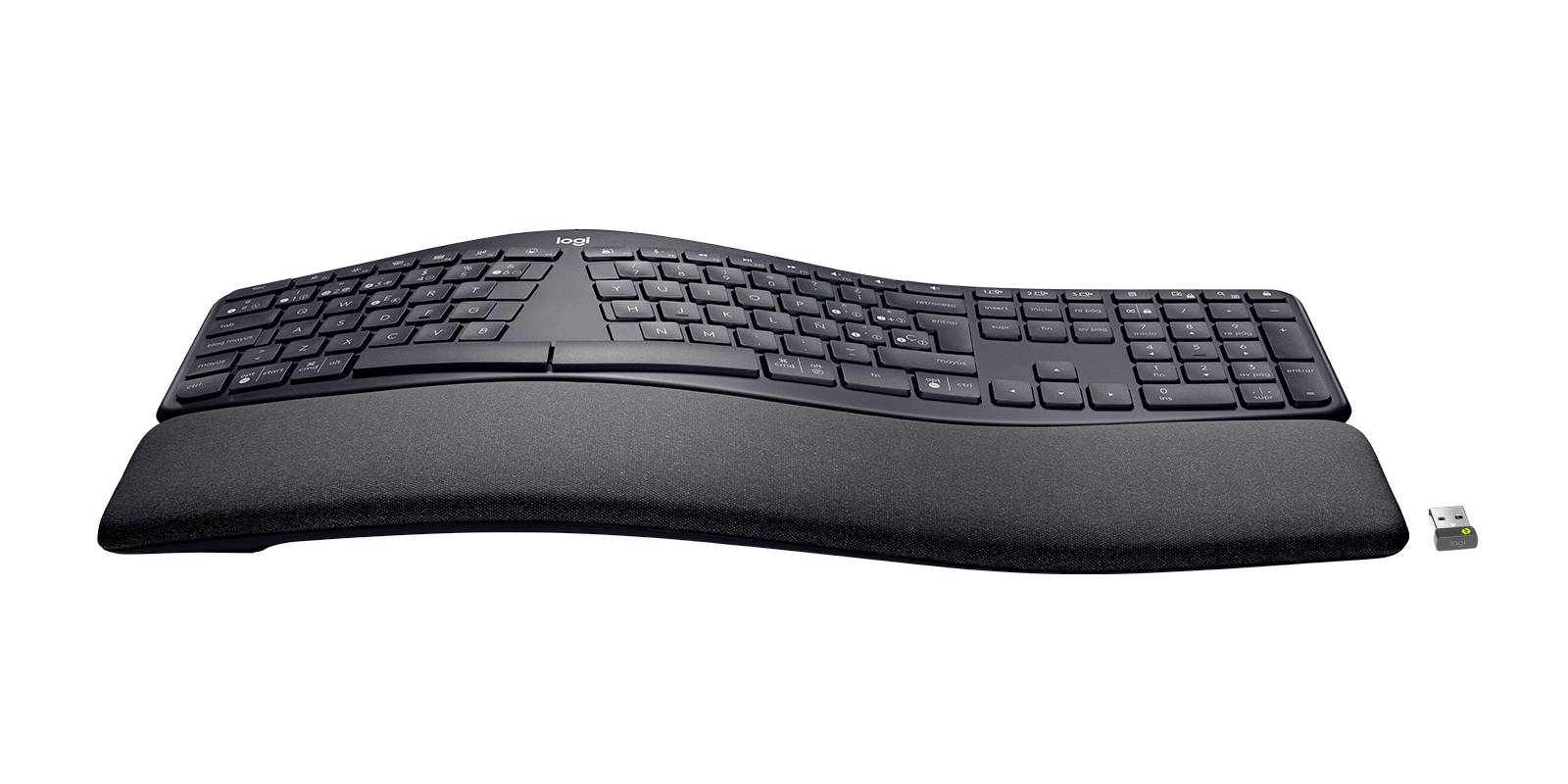 Logitech Ergo K860 Kabellos Tastatur Spanisch, QWERTY Graphit