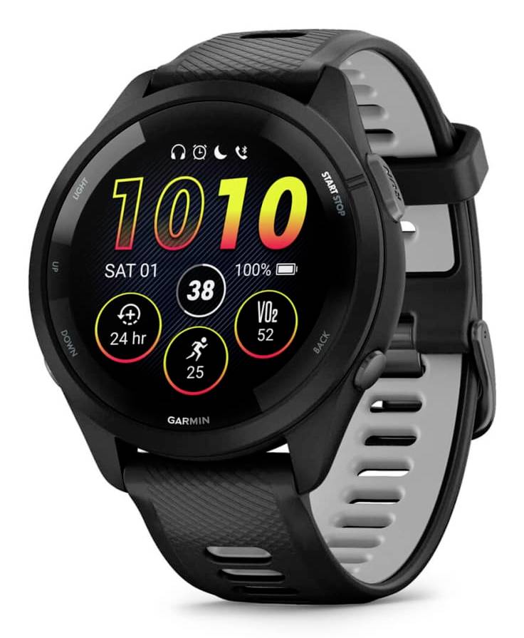 Garmin Forerunner® 265 Sportuhr Schwarz, Grau