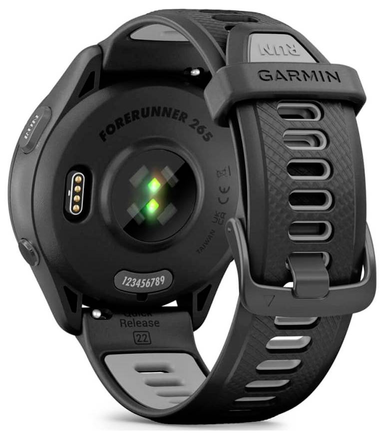 Garmin Forerunner® 265 Sportuhr Schwarz, Grau