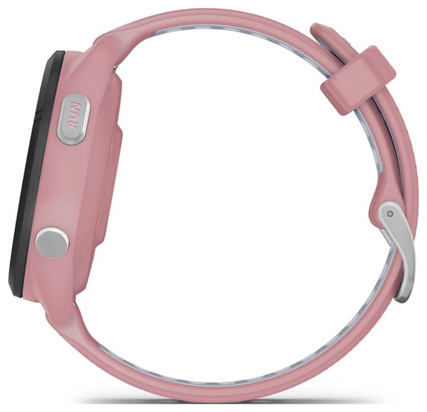 Garmin Forerunner 265S - 42 mm - Light Pink - intelligente Uhr mit Band - Silikon - Light Pink/Powder Gray - Handgelenkg