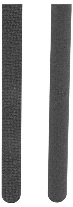 Zwei schmale dunkelgraue Streifen mit abgerundeten unteren Enden nebeneinander auf weißem Hintergrund dargestellt.