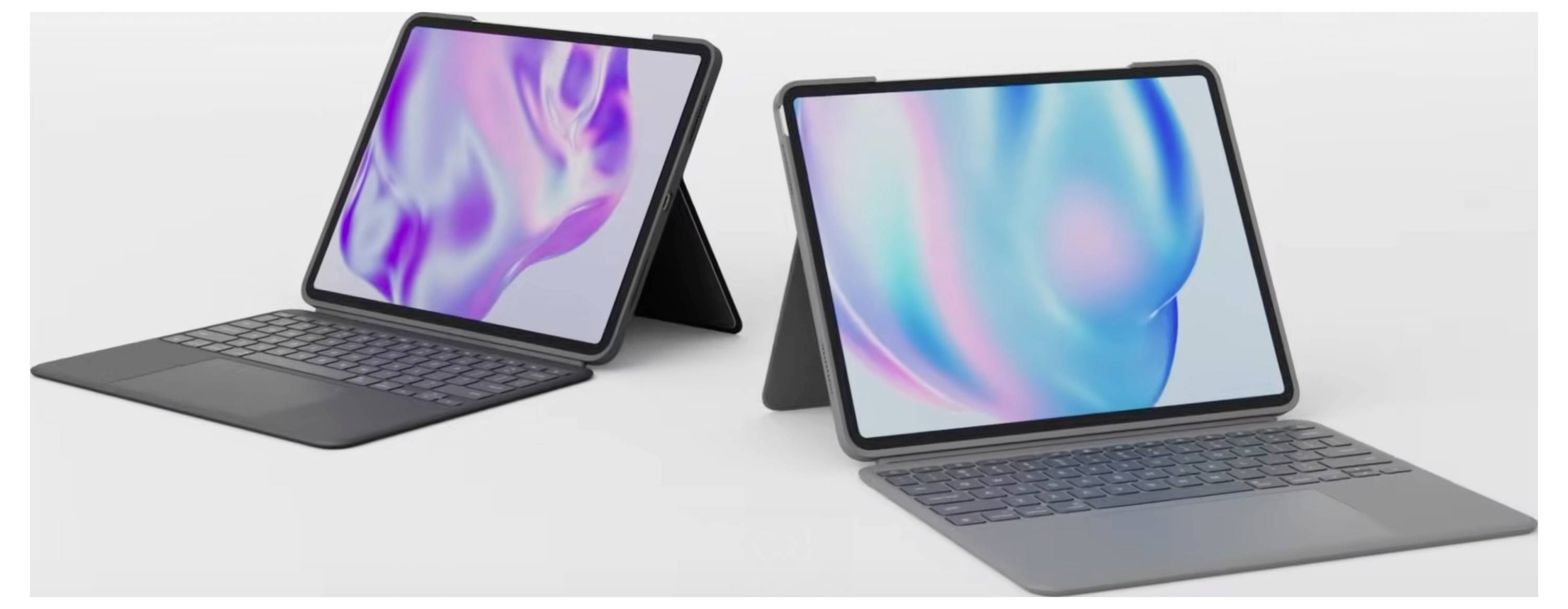 Logitech Combo Touch Tablet-Tastatur mit Hülle Apple iPad Air 11-inch (M2) 27,9cm (11") Grau
