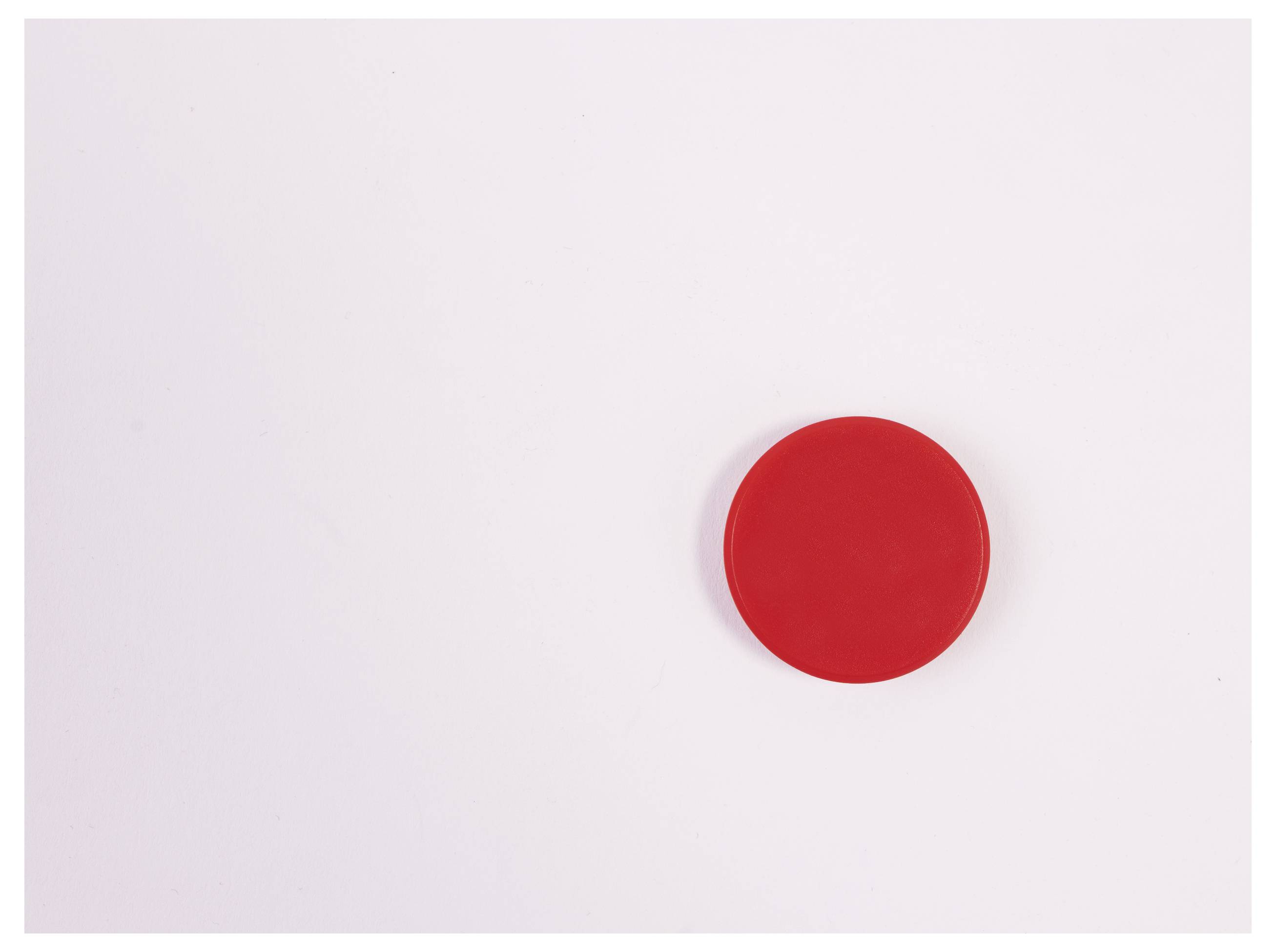 Magnetoplan Magnet Basic Serie (Ø) 32mm rund Rot 10 St. 1863206