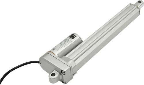 TRU COMPONENTS Elektrozylinder TC12-200-500 TC-14973328 Hublänge 200 mm Schubkraft 500 N 12 V/DC 1