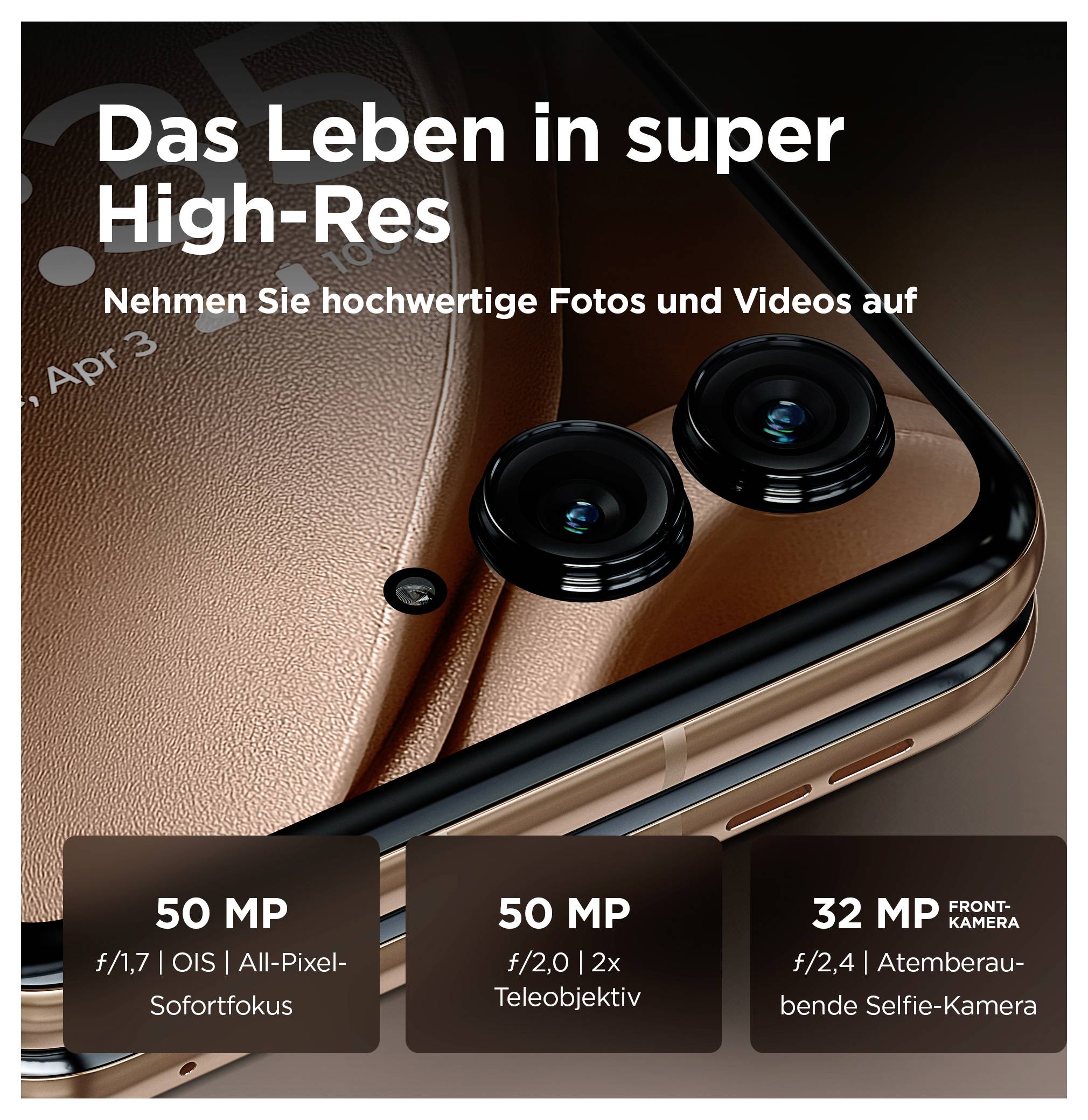 Motorola razr 50 ultra 512GB Mocha Mousse 17.5cm (6.9 Zoll) Smartphone