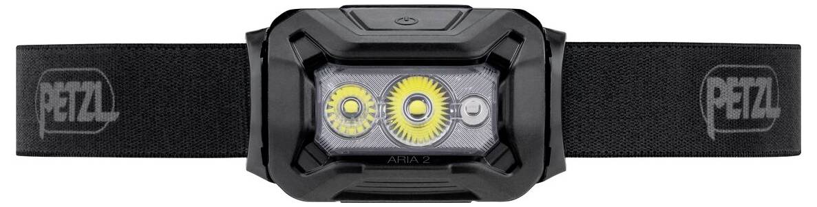 Petzl ARIA® 2R RGB LED Stirnlampe akkubetrieben, Li-Ionen Akkus oder batteriebetrieben 625lm 110h E070DA00