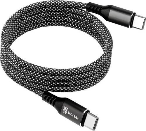 Smrter USB-Ladekabel USB-C® Stecker 1 m Anthrazit MAGNETO_C2C_AT_R