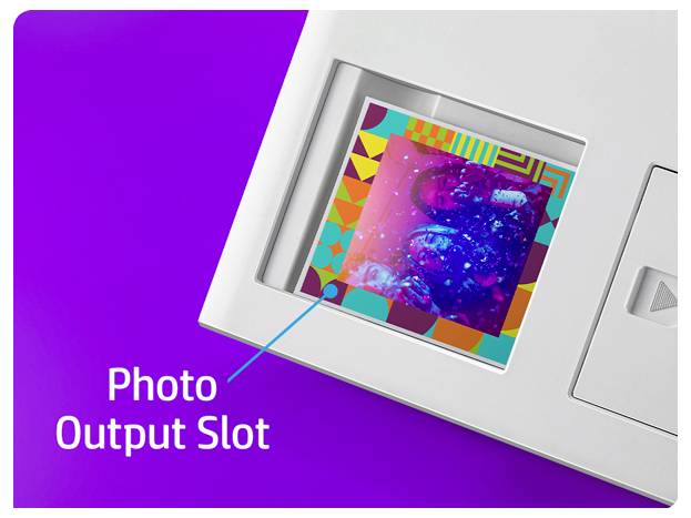 Darstellung eines Druckers oder Fotokiosks mit einem 