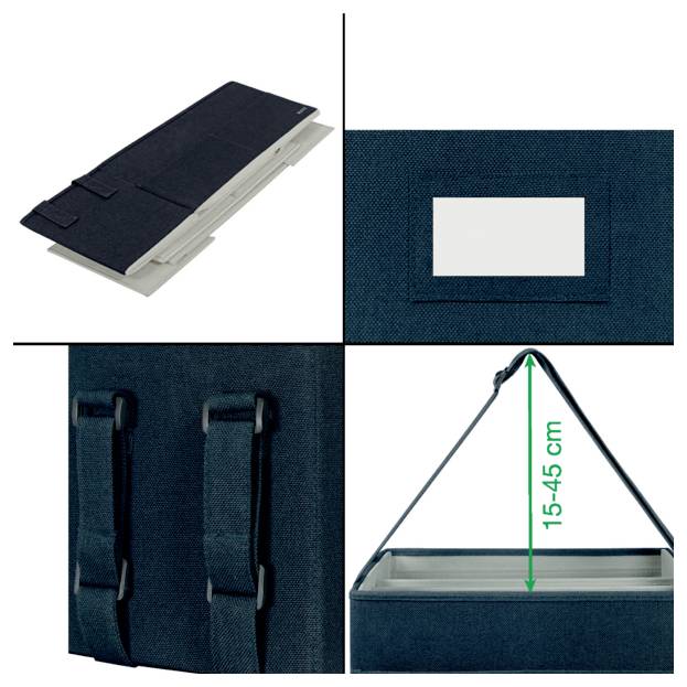 Leitz Gürteltasche Desk Sharing Passend für maximal: 35,6cm (14") Grau