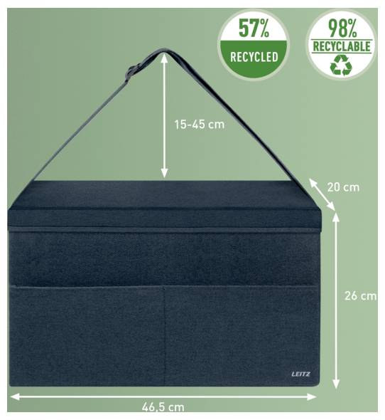 Leitz Gürteltasche Desk Sharing Passend für maximal: 40,6cm (16") Grau