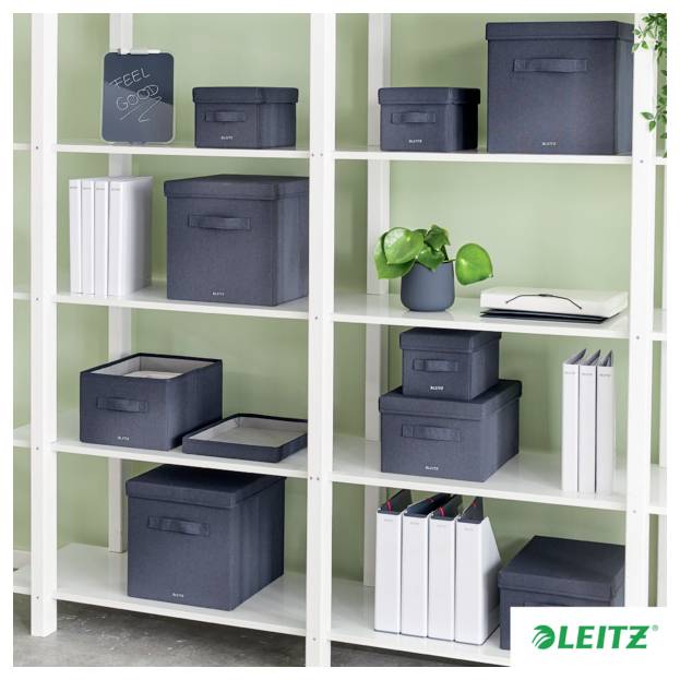 Leitz Aufbewahrungsbox 61460089 285mm x 160mm x 190mm Stoff Blau 1St.