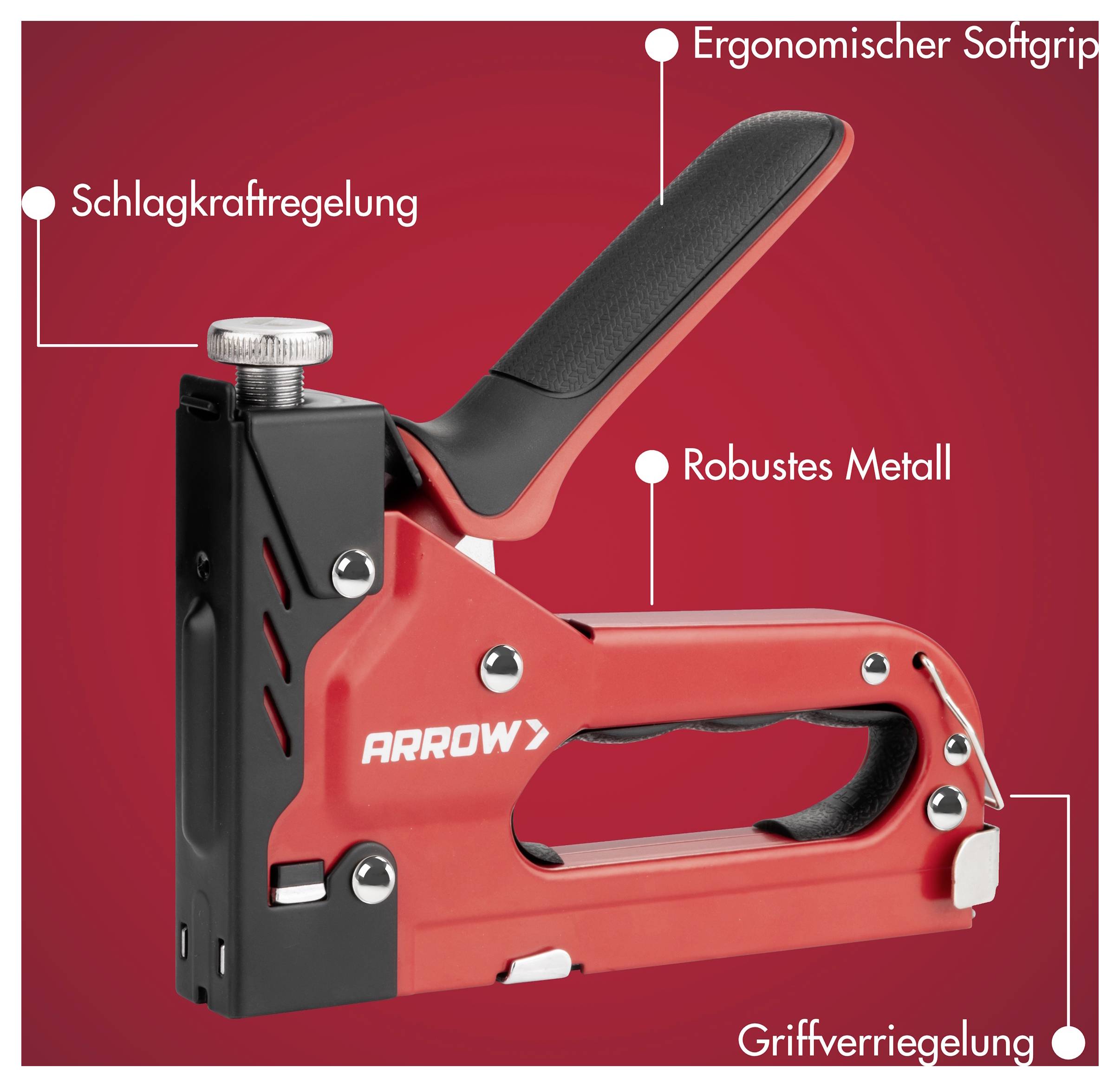 Arrow Tool Group T303 001997 Handtacker Klammerntyp Typ 50 Klammernlänge 6 - 14mm
