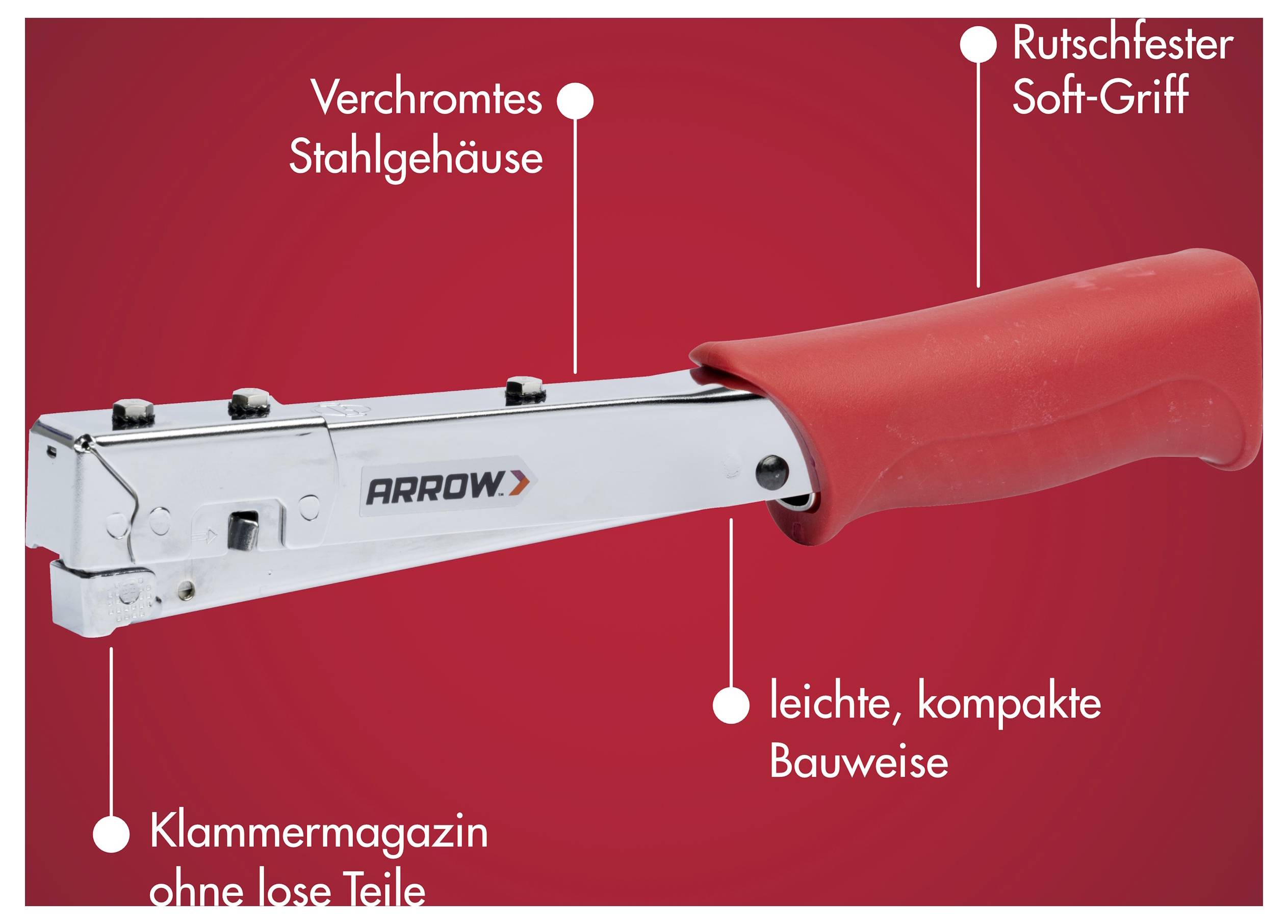Arrow Tool Group HT19 819745 Hammertacker Klammernlänge 6 - 10mm