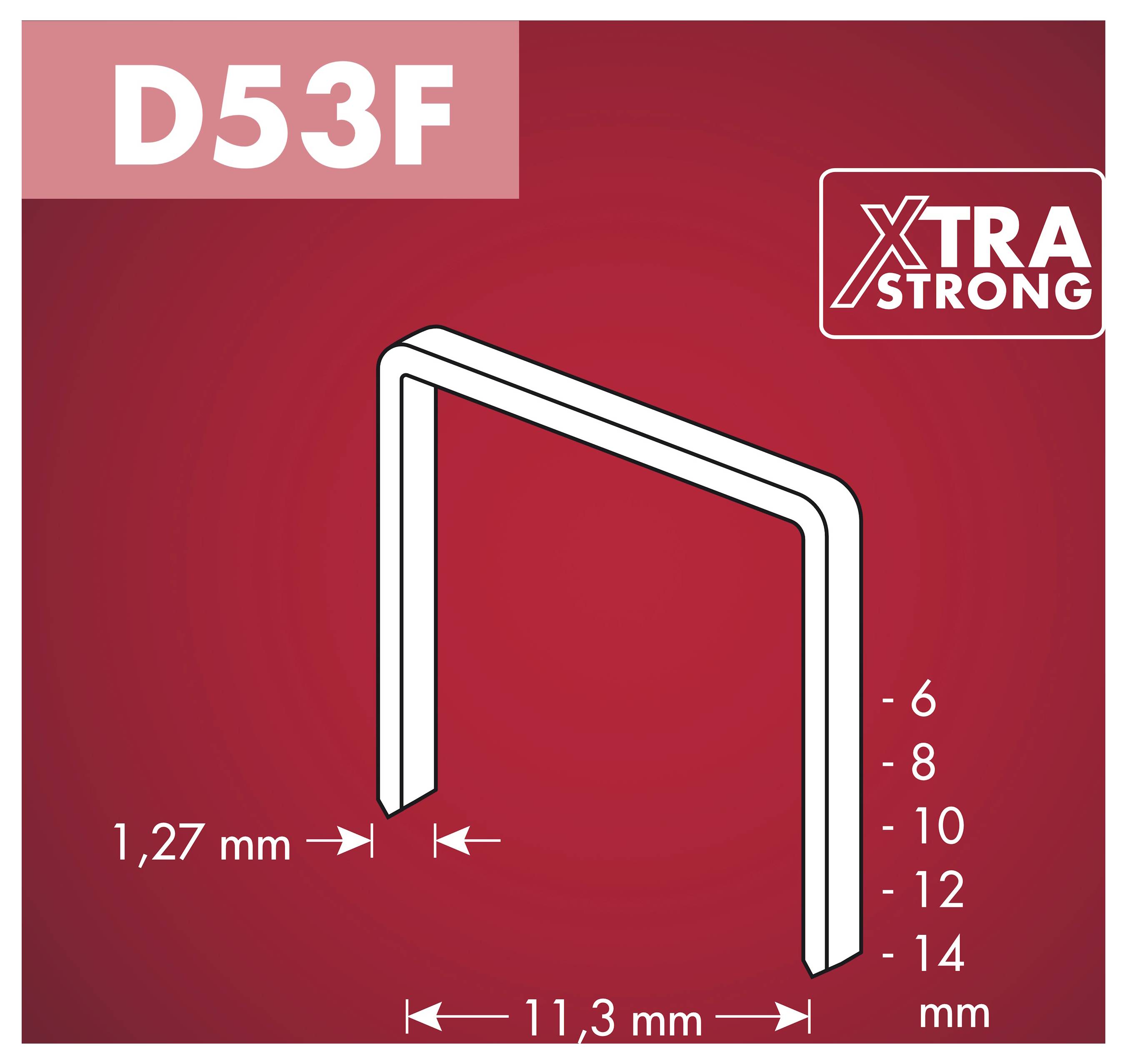 Arrow Tool Group 395393 Flachdrahtklammern 1000St.
