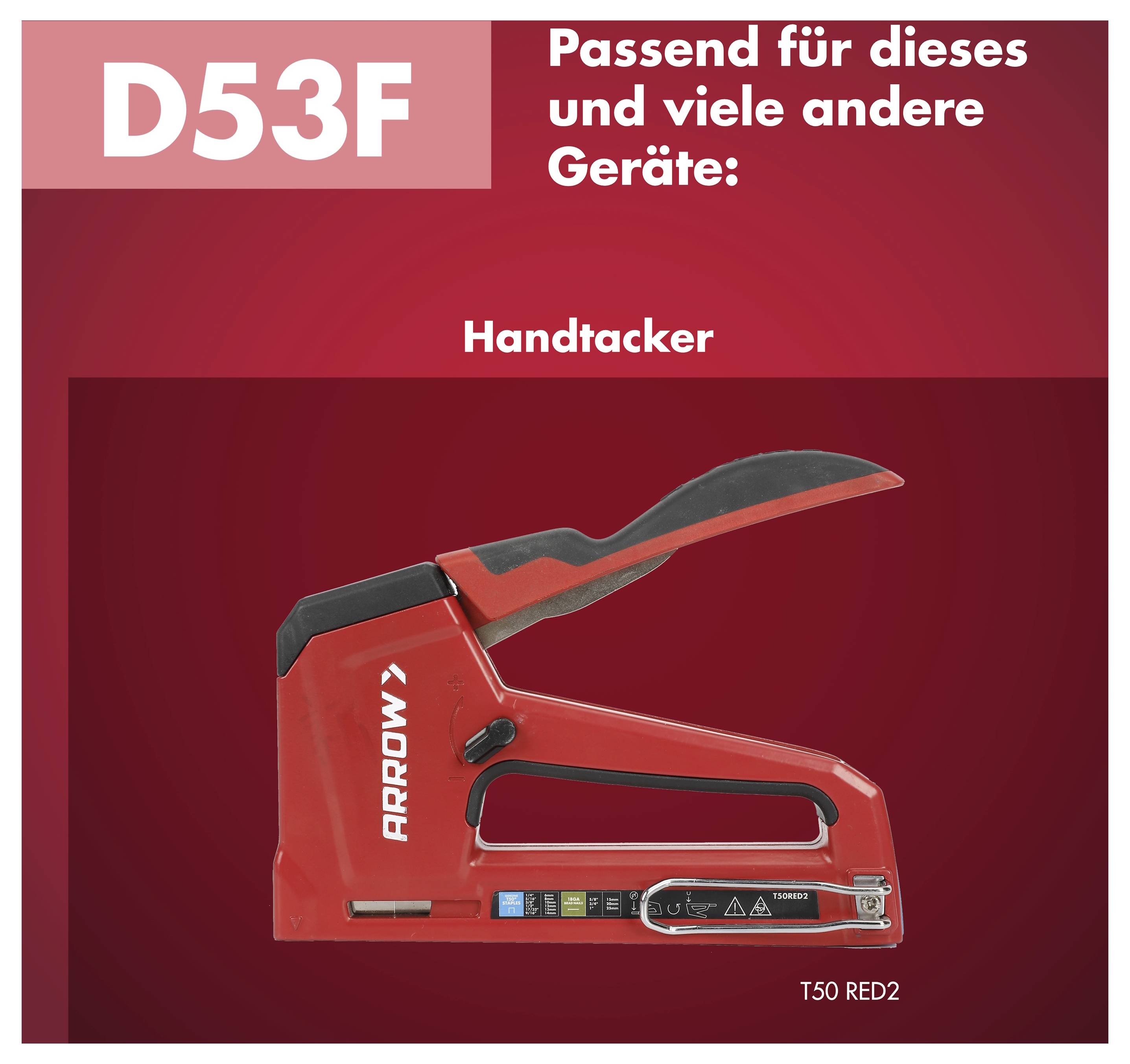Arrow Tool Group 385363 Flachdrahtklammern 500St.