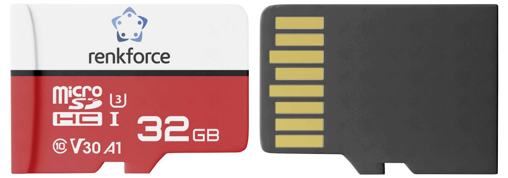 Micro-SD-Speicherkarte mit der Bezeichnung „renkforce