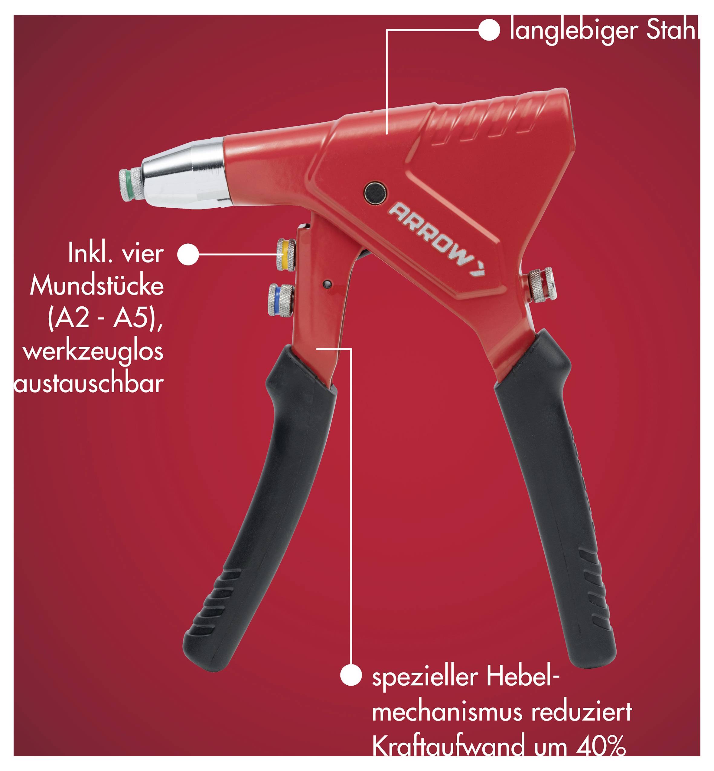 Arrow Tool Group 189992 Blindnietzange 1St.