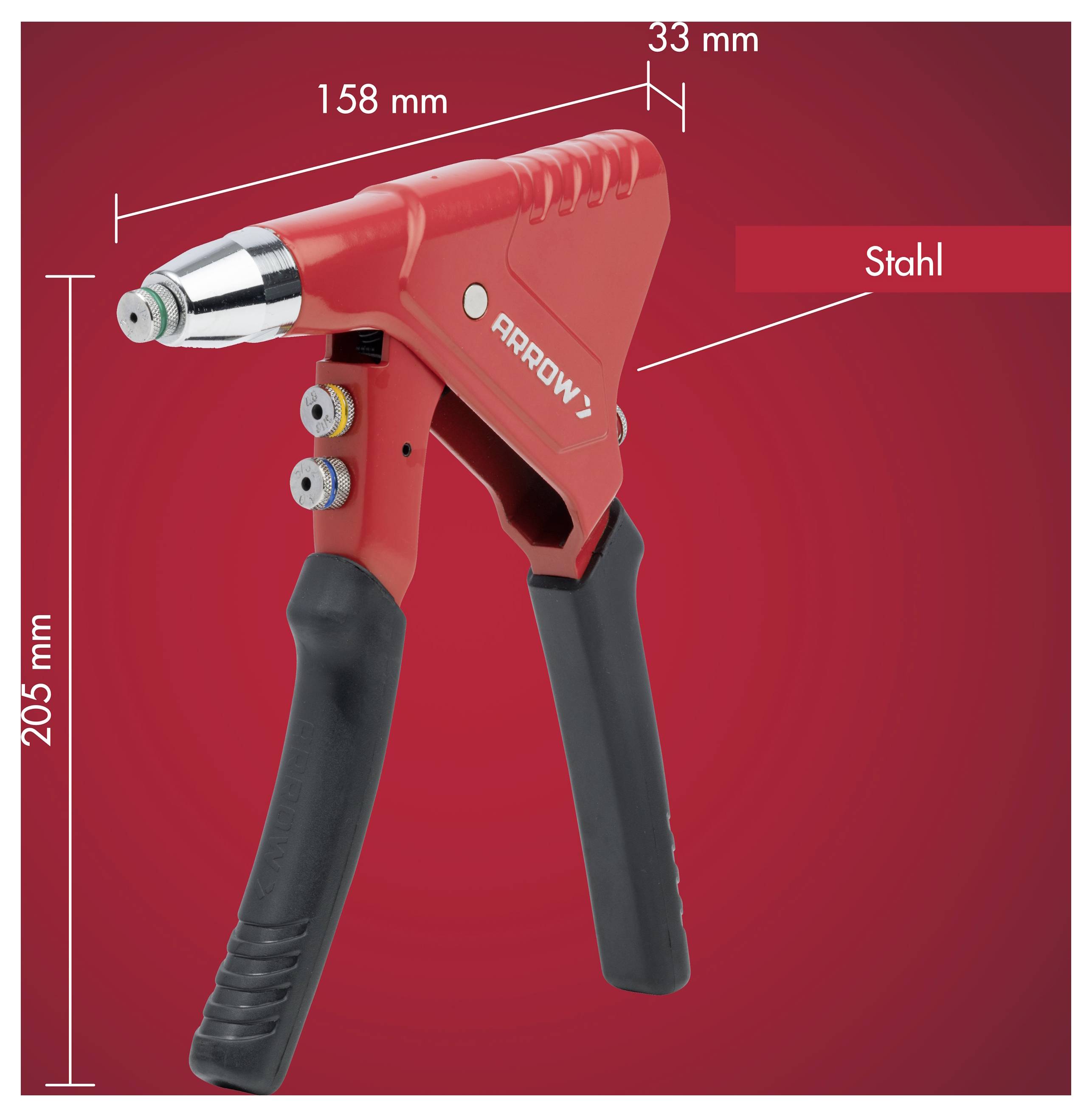 Arrow Tool Group 819233 Blindnietzangen-Set 1St.