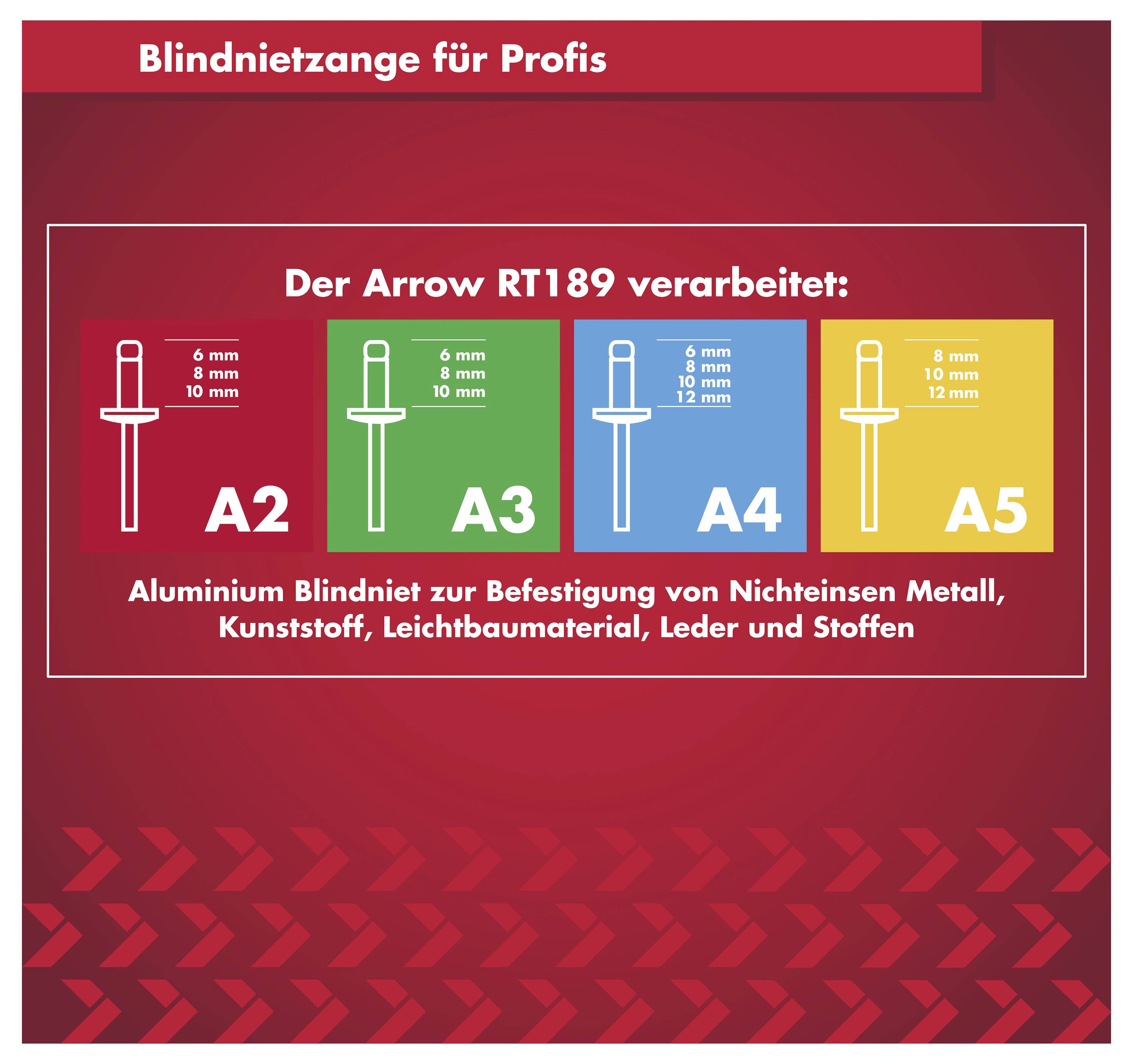 Arrow Tool Group 819233 Blindnietzangen-Set 1St.